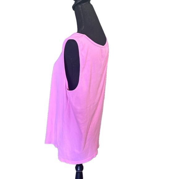 Lauren Ralph Lauren Pink Sleeveless Blouse Women’s 3X - Picture 3 of 5